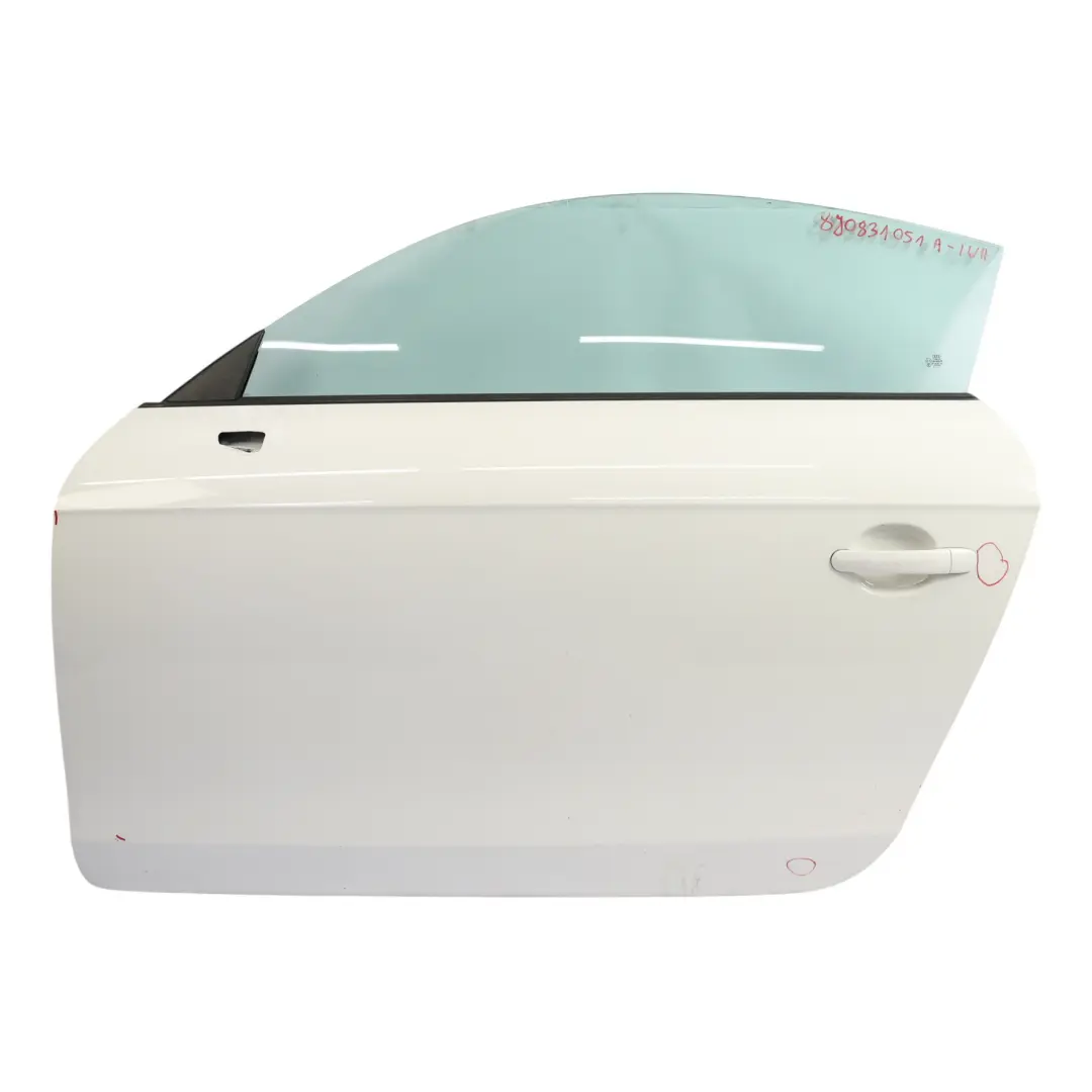 Couvercle De Porte Avant Gauche Ibis White - Y9C pour Audi TT 8J à propos du numéro de pièce 8J0831051A Audi TT 8J Couvercle De Porte Avant Gauche Ibis White - Y9C - SKU 8J0831051A-IWH - Numéro de pièce 8J0831051A