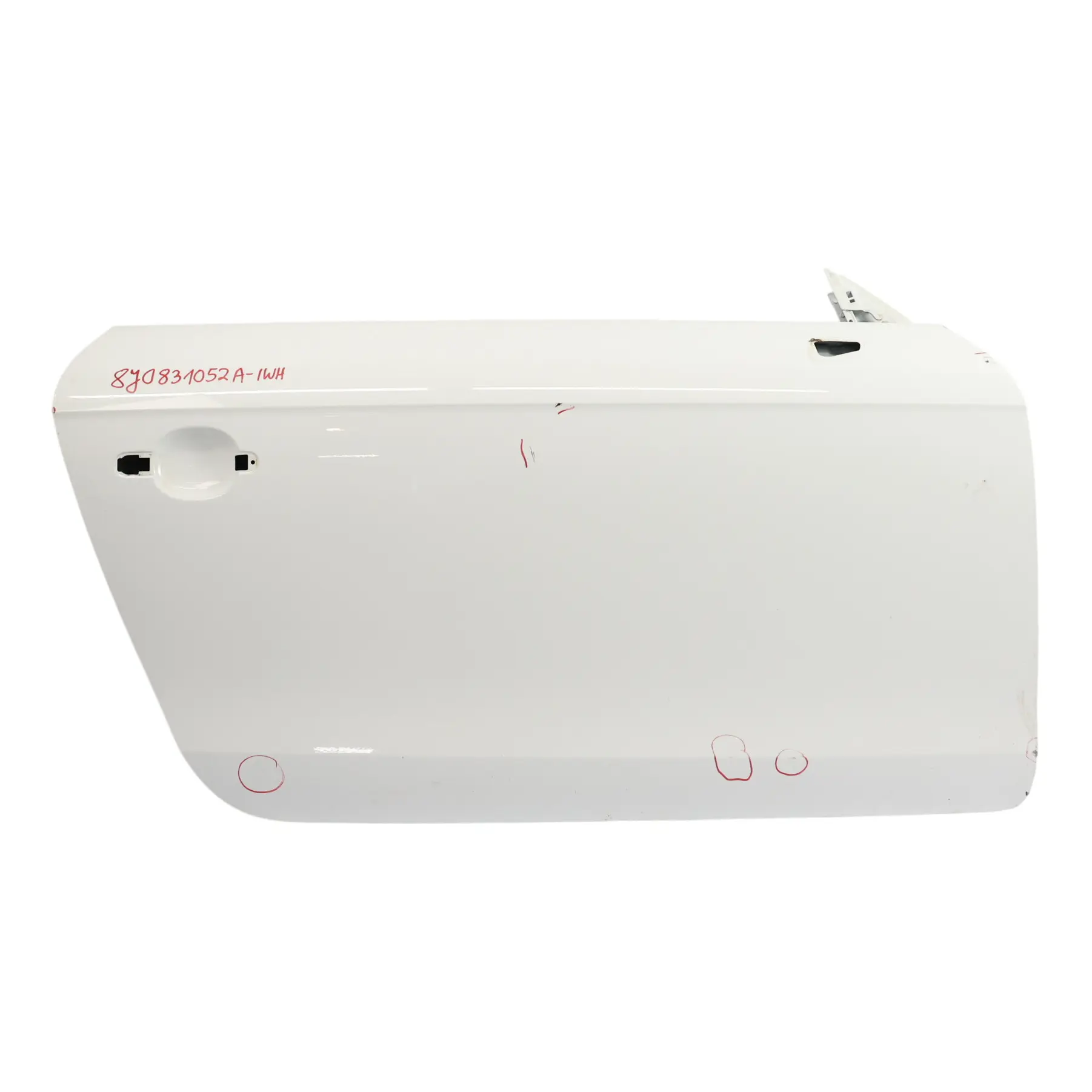 Audi TT 8J Tapa Puerta Delantera Derecha Ibis White Blanco - Y9C