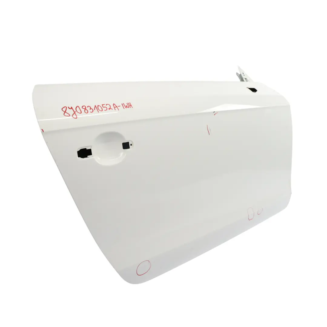 Couvercle De Porte Avant Droite Ibis White - Y9C pour Audi TT 8J à propos du numéro de pièce 8J0831052A Audi TT 8J Couvercle De Porte Avant Droite Ibis White - Y9C - SKU 8J0831052A-IWH - Numéro de pièce 8J0831052A
