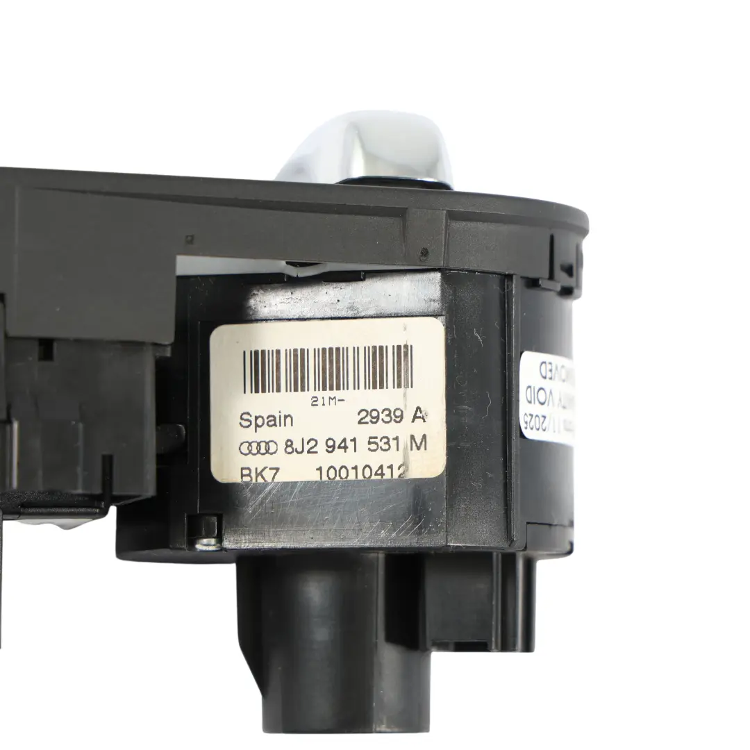 Audi TT 8J Panel Włącznik Przełącznik Świateł - SKU 8J2941531M - Numer Części 8J2941531M