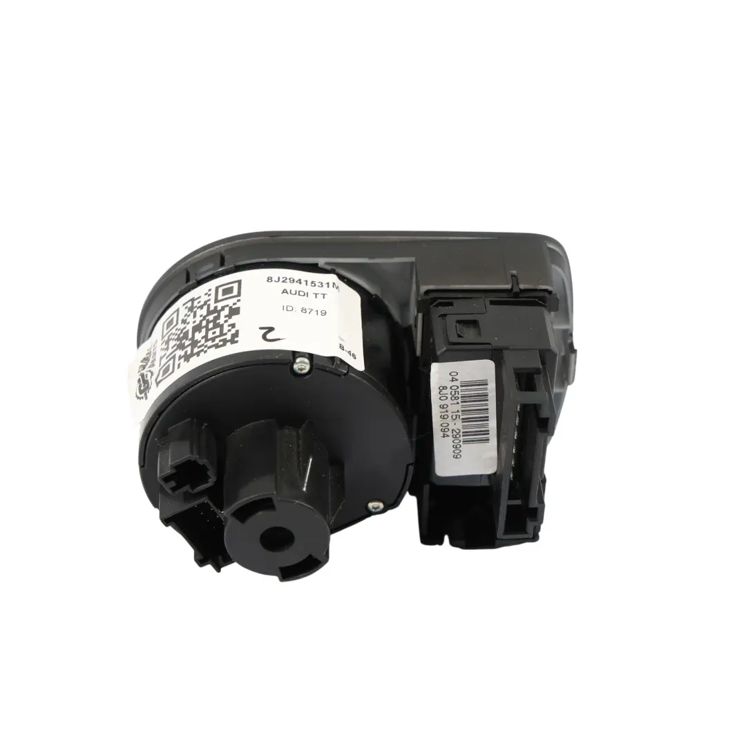 Audi TT 8J Headlight Fog Light Control Panel Switch Unit Button - SKU 8J2941531M - Part number 8J2941531M