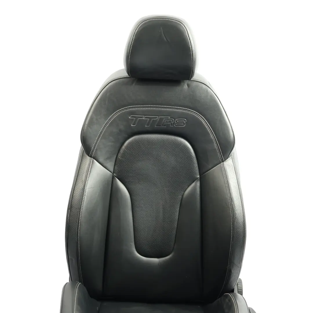 Audi TTRS 8J Coupe Front Seat Heated Feinnappa Leather Soul Black Left N/S - SKU 8J8881805AC-2 - Part number 8J8881805AC