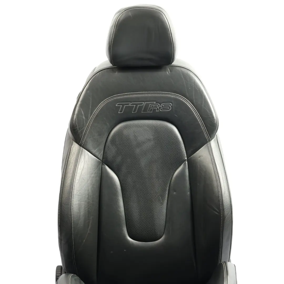 Audi TTRS 8J Coupé Siège Avant Droit Chauffant En Cuir Feinnappa Soul Black - SKU 8J8881806AC-2 - Numéro de pièce 8J8881806AC