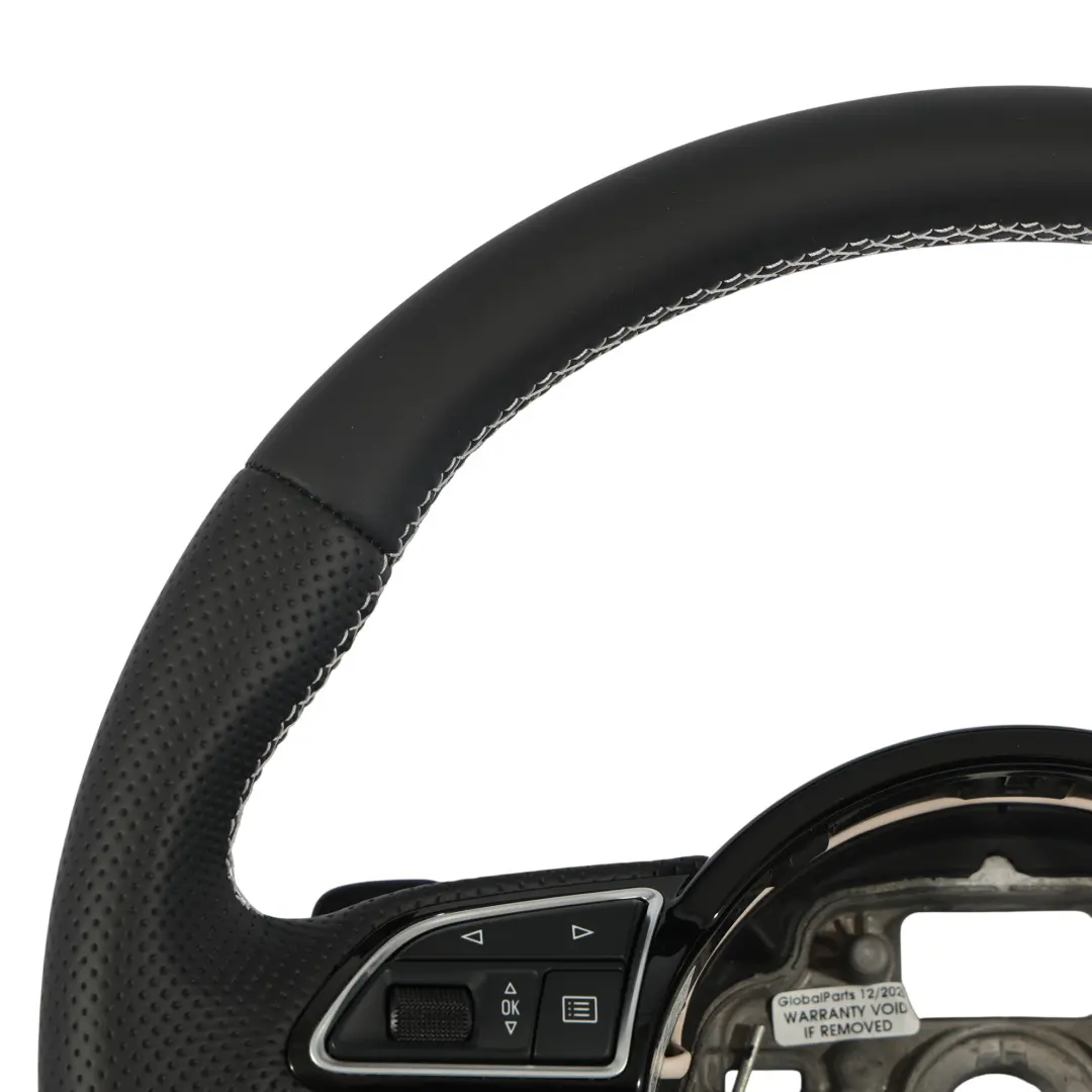 Audi Q5 8R Steering Wheel S-Line NEW Black Leather Paddle Shift - SKU 8K0419091AC-1 - Part number 8K0419091AC