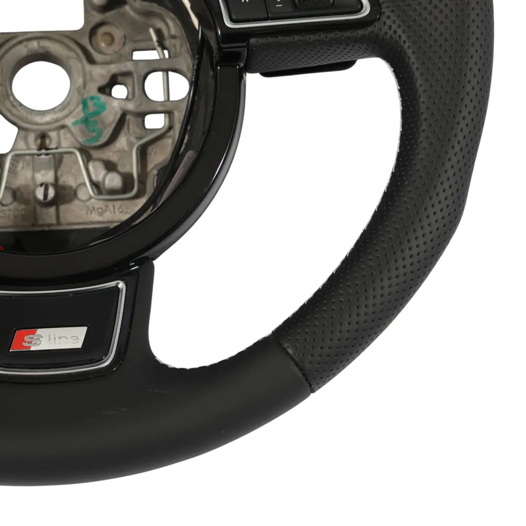 NUOVO In Pelle Nera Cambio al Volante per Audi Q5 8R Volante S-Line con numero di parte 8K0419091AC Audi Q5 8R Volante S-Line NUOVO In Pelle Nera Cambio al Volante - SKU 8K0419091AC-1 - Numero di parte 8K0419091AC