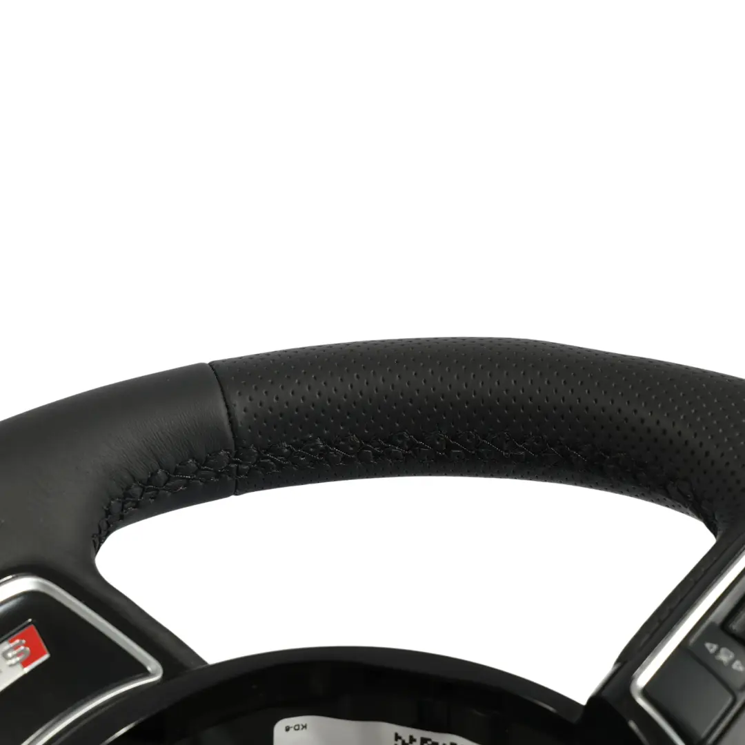 NUEVO Cuero Negro para Audi A4 B8 A5 8T Q5 8R Volante S-Line con número de pieza 8K0419091CA Audi A4 B8 A5 8T Q5 8R Volante S-Line NUEVO Cuero Negro - SKU 8K0419091CA-1 - Número de pieza 8K0419091CA