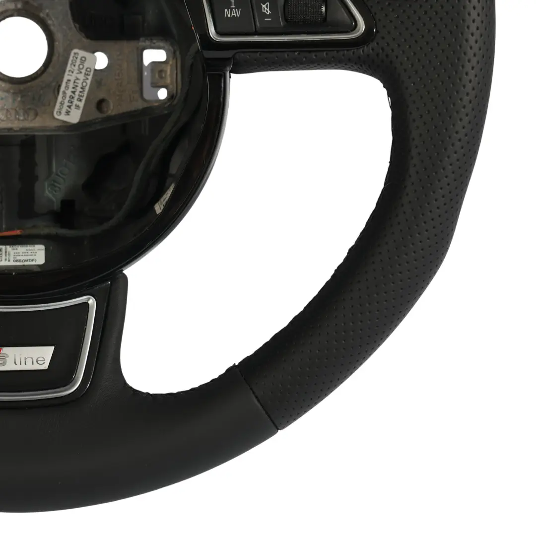 Lenkrad S-Line NEU Schwarz Leder für Audi A4 B8 A5 8T Q5 8R mit Teilenummer 8K0419091CA Audi A4 B8 A5 8T Q5 8R Lenkrad S-Line NEU Schwarz Leder - SKU 8K0419091CA-1 - Teilenummer 8K0419091CA