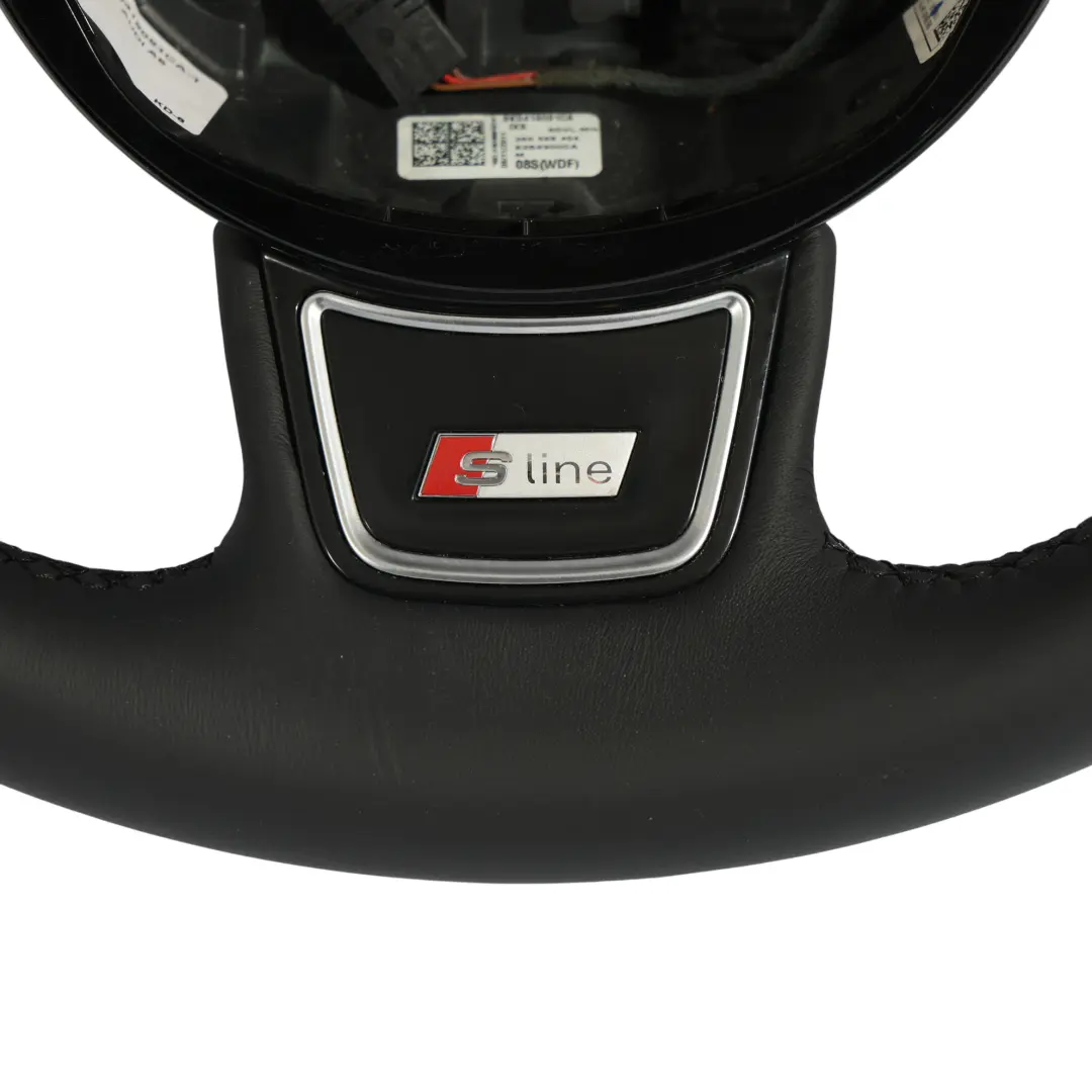 Steering Wheel S-Line NEW Black Leather to Audi A4 B8 A5 8T Q5 8R with Part number 8K0419091CA Audi A4 B8 A5 8T Q5 8R Steering Wheel S-Line NEW Black Leather - SKU 8K0419091CA-1 - Part number 8K0419091CA