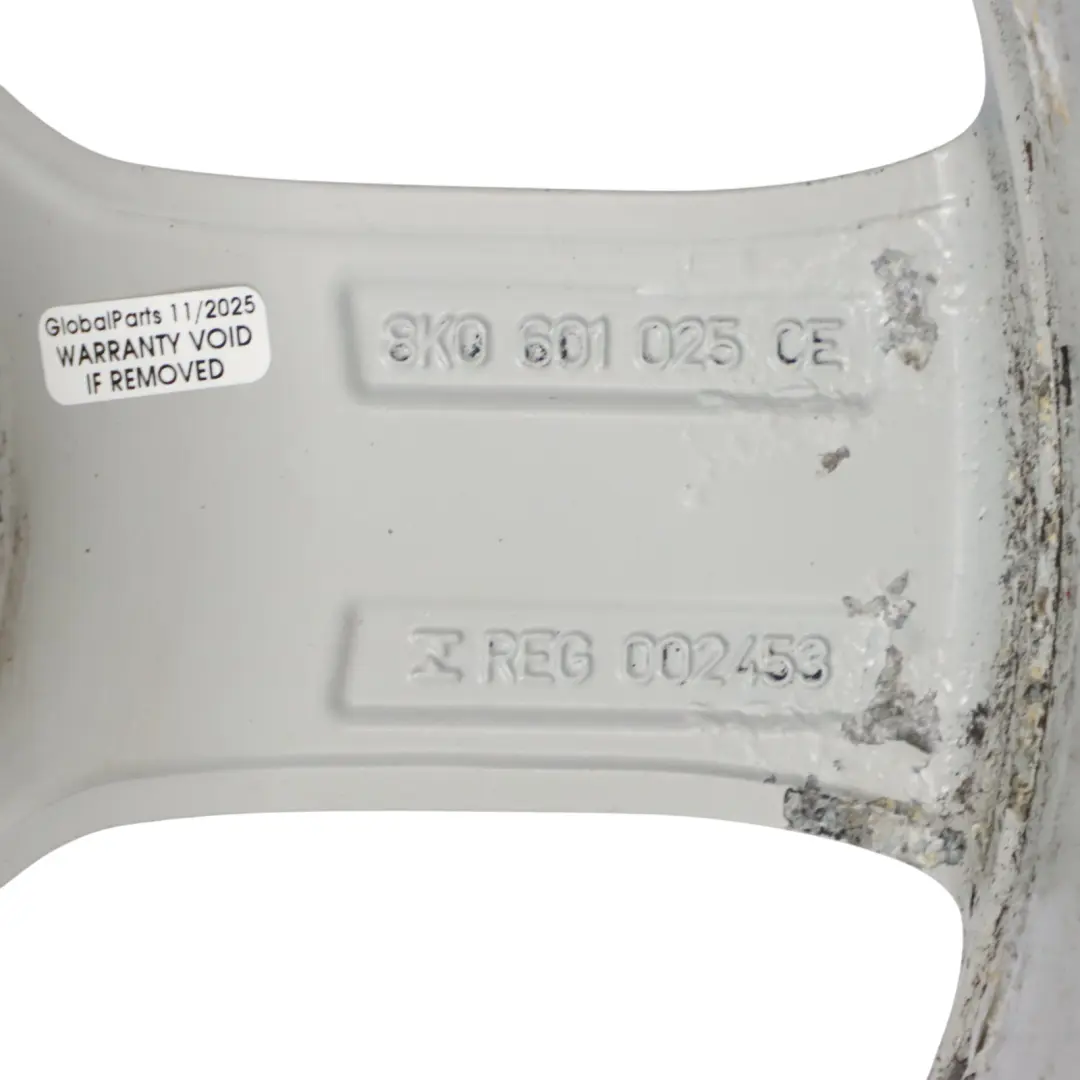 Audi A4 B8 8K Silberne Leichtmetallfelge 17" ET:45 7,5J Sternspeiche - SKU 8K0601025CE-1 - Teilenummer 8K0601025CE