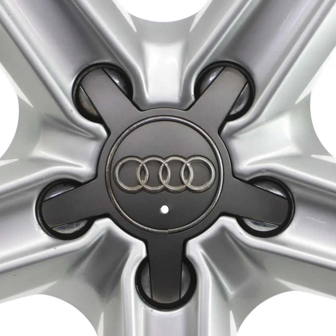  Llanta De Aleación Plateada Audi A4 B8 8K 17" ET:45 7,5J Star Spoke - SKU 8K0601025CE-1 - Número de pieza 8K0601025CE