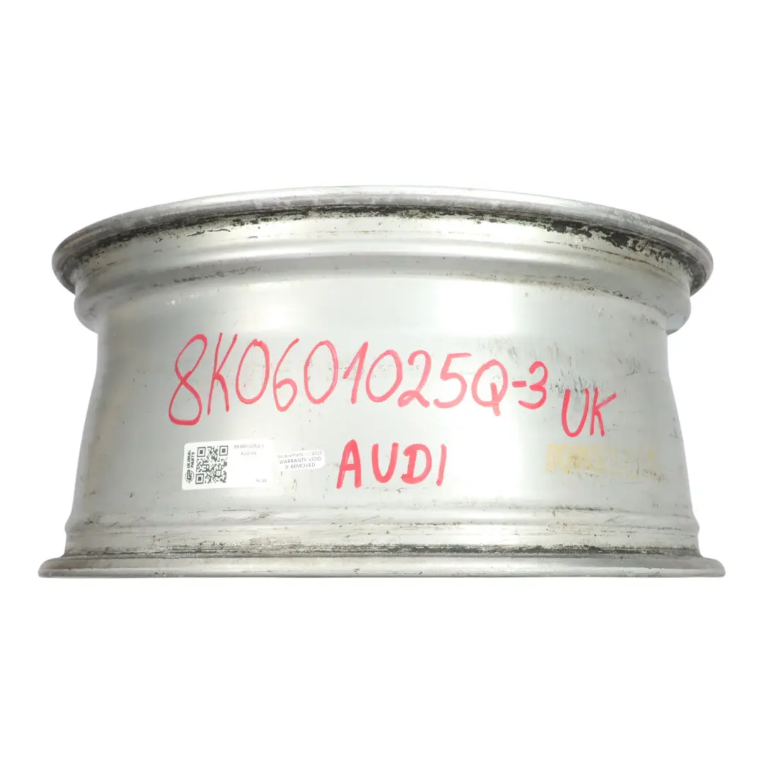 Audi A4 B8 8K Silver Wheel Alloy Rim 18" ET:47 8J Star Spoke - SKU 8K0601025Q-3 - Part number 8K0601025Q