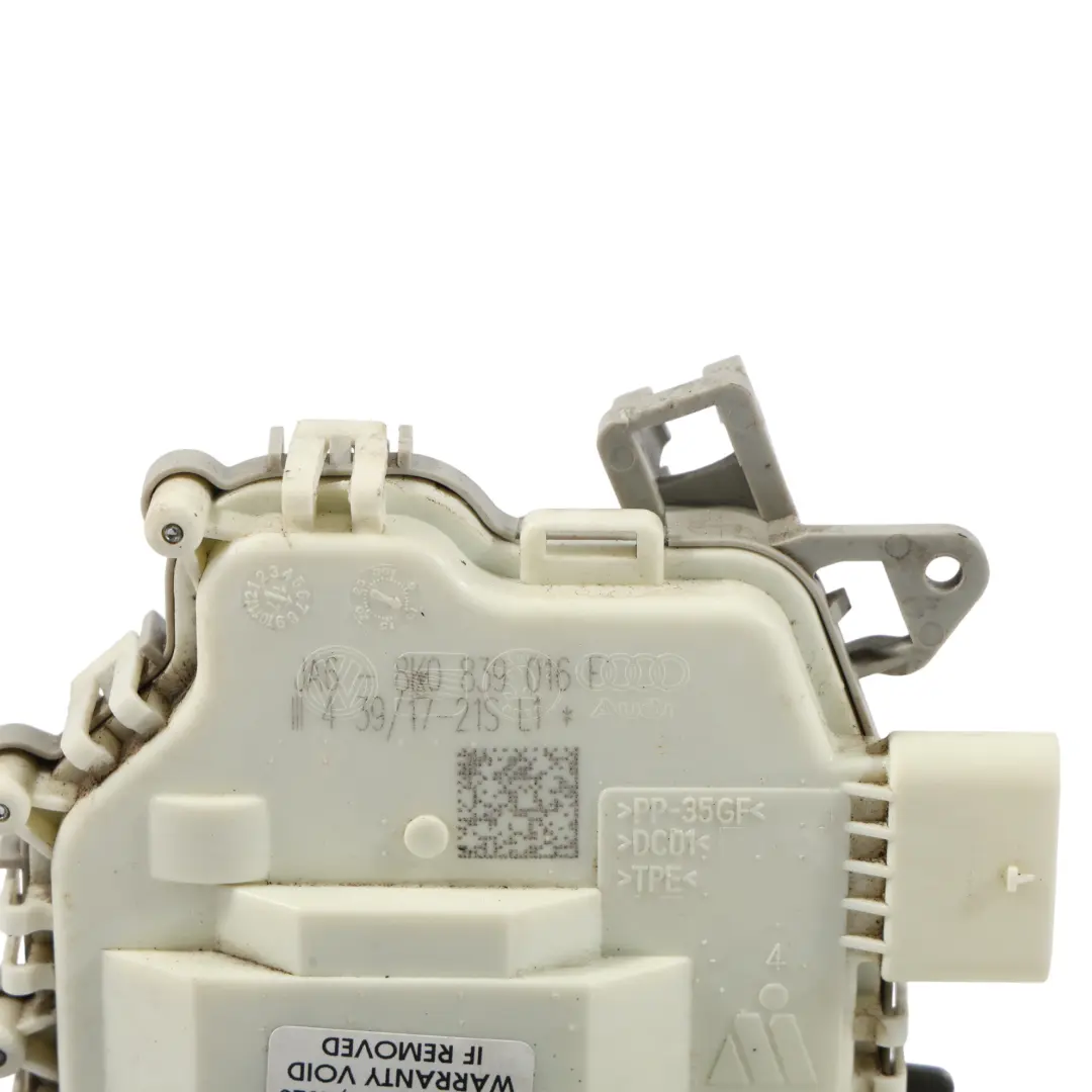 Meccanismo Blocco Porta Attuatore Posteriore Destro per Audi A4 B8 Q5 8R con numero di parte 8K0839016F Audi A4 B8 Q5 8R Meccanismo Blocco Porta Attuatore Posteriore Destro - SKU 8K0839016F-1 - Numero di parte 8K0839016F