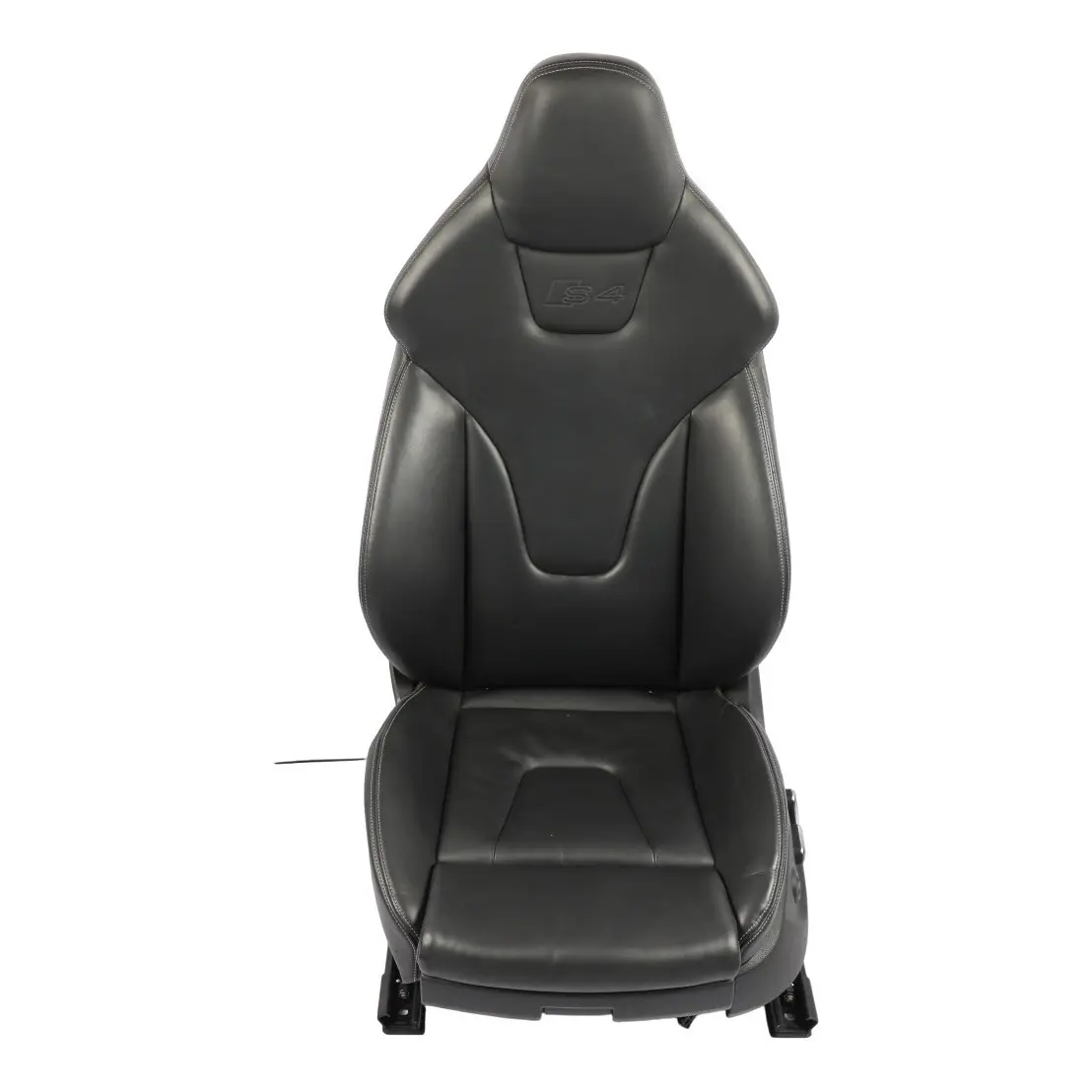 Audi S4 B8 8K Asiento Deportivo Delantero Izquierdo Calefacción Cuero Negro Gris