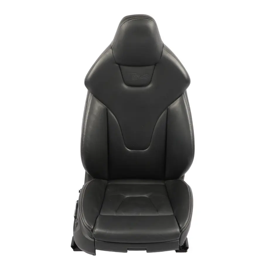 Audi S4 B8 S-Line Front Seat Sport Electric Heated Black Leather Nappa Right O/S - SKU 8K0881806CG-1 - Part number 8K0881806CG