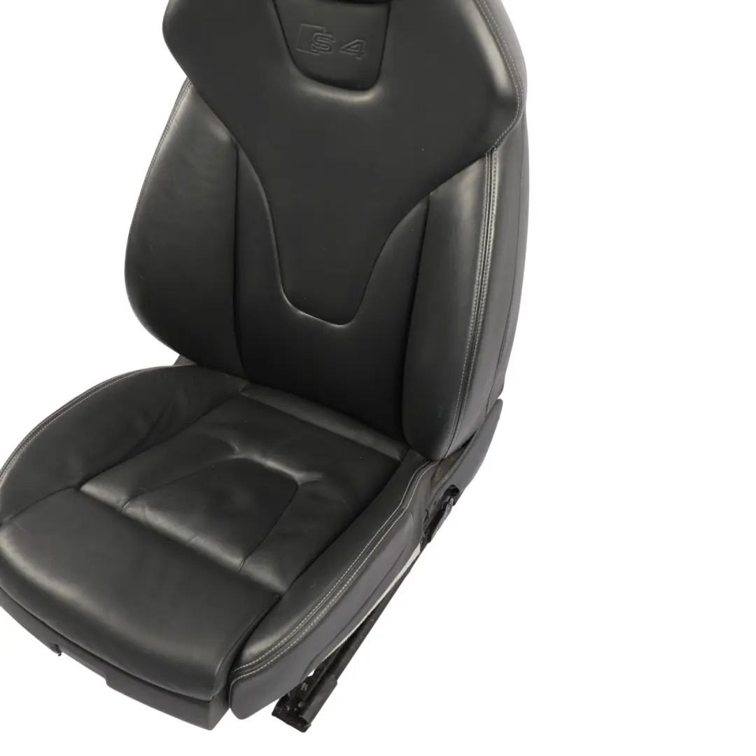 Audi S4 B8 S-Line Front Seat Sport Electric Heated Black Leather Nappa Right O/S - SKU 8K0881806CG-1 - Part number 8K0881806CG