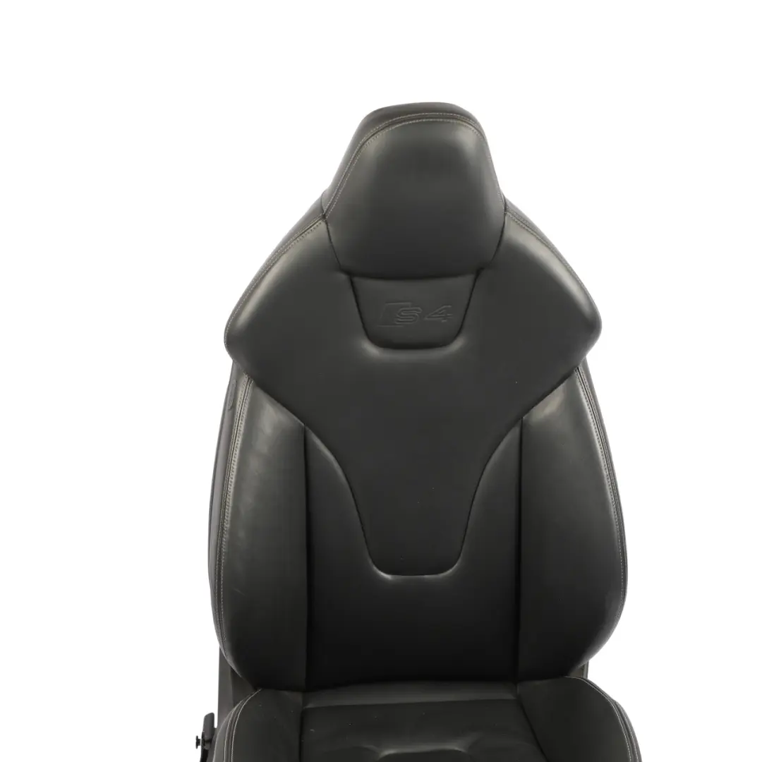 Audi S4 B8 S-Line Front Seat Sport Electric Heated Black Leather Nappa Right O/S - SKU 8K0881806CG-1 - Part number 8K0881806CG