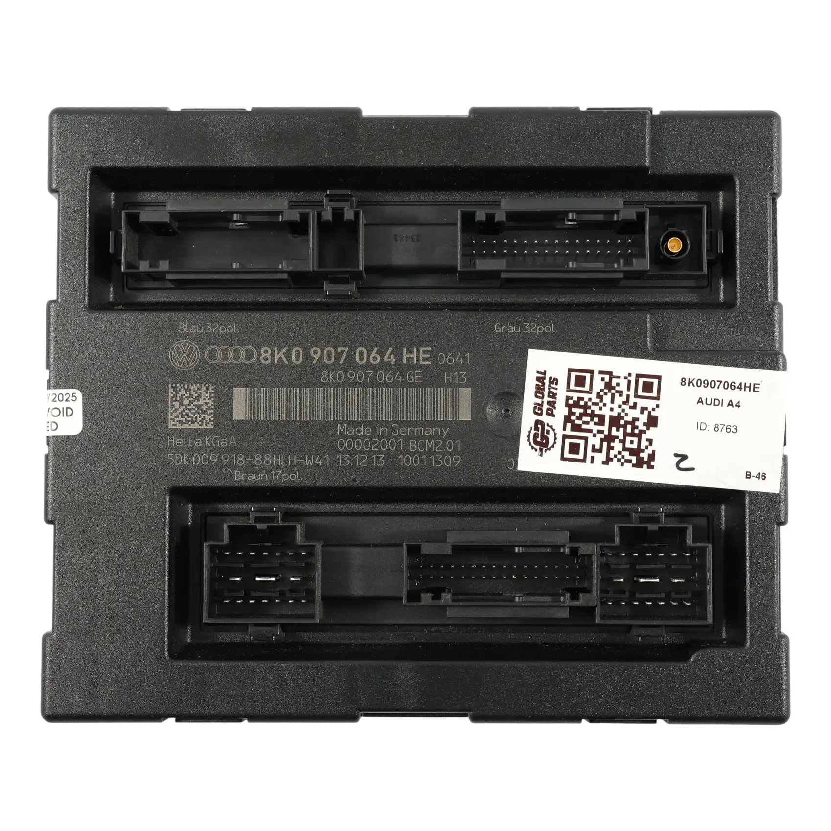 Audi A4 B8 Body Control Module BCM Comfort Control Unit 8K0907064DP