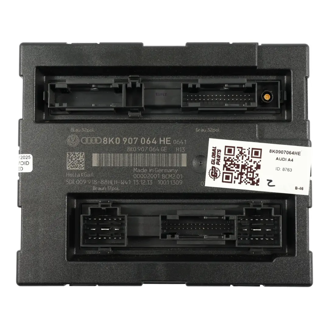 Moduł Steorwnik Komfortu BCM 8K0907064DP do Audi A4 B8 o numerze 8K0907064HE Audi A4 B8 Moduł Steorwnik Komfortu BCM 8K0907064DP - SKU 8K0907064HE - Numer Części 8K0907064HE