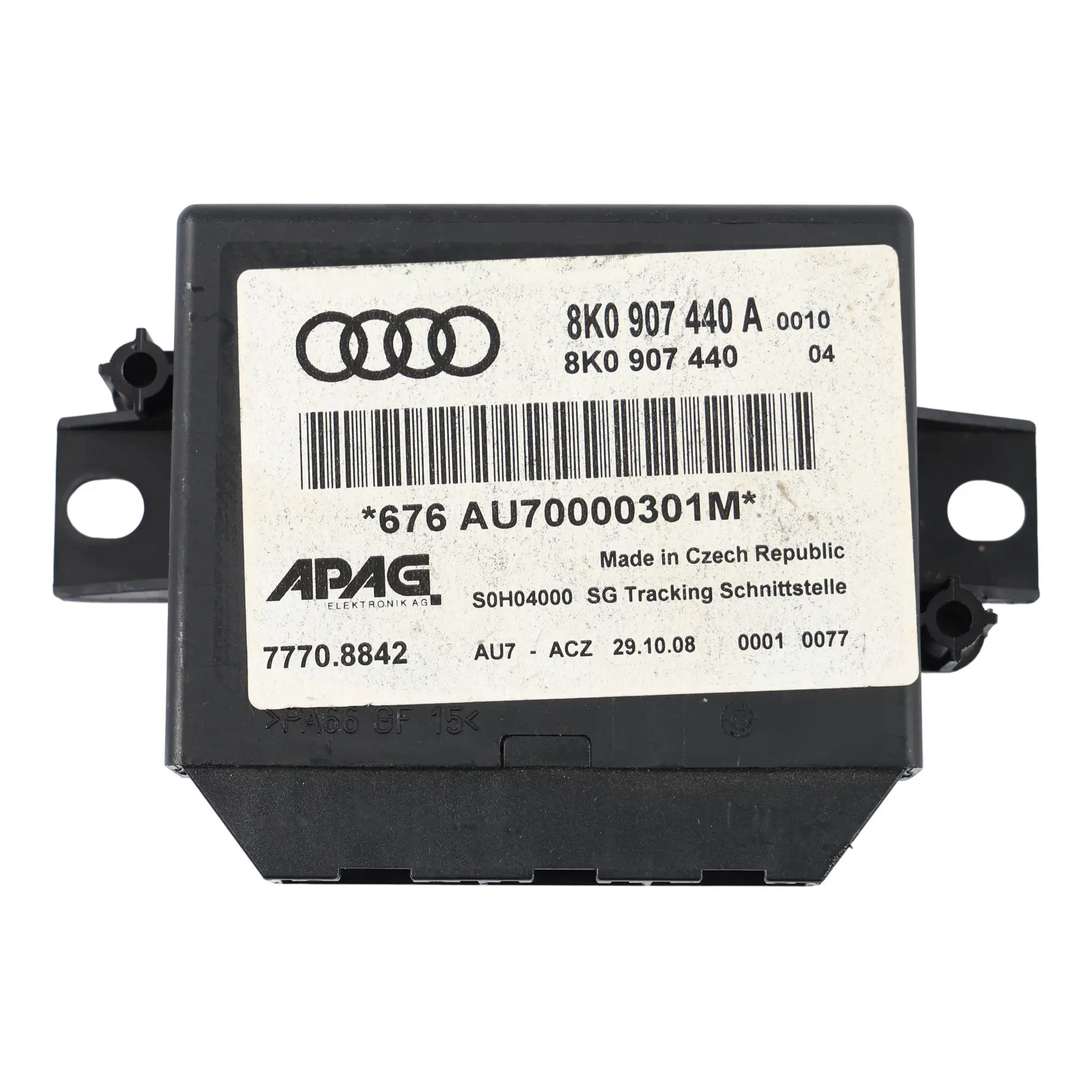 Audi A4 B8 Q7 4L Module De Commande De Localisation GPS Véhicule 8K0907440A
