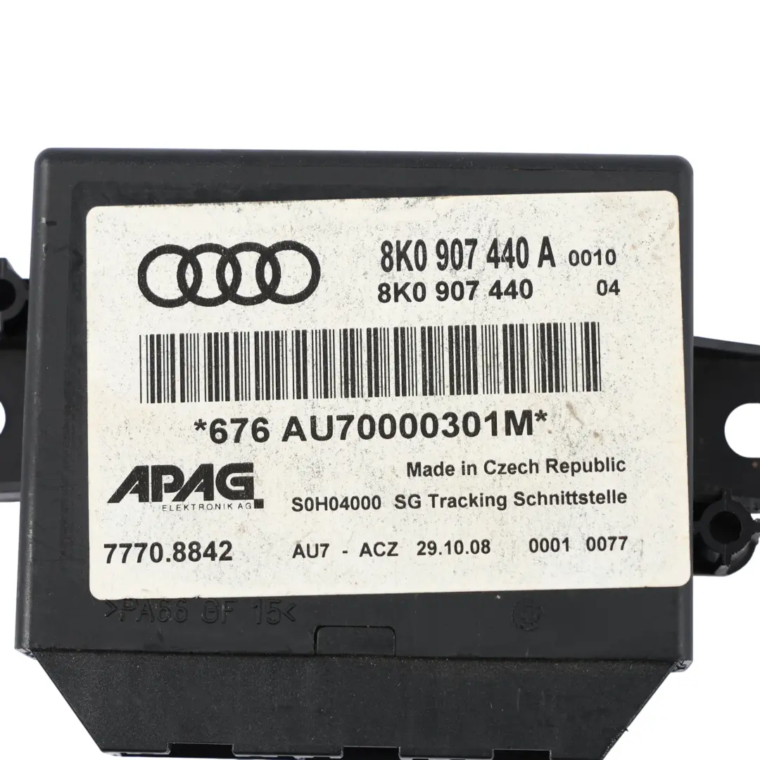 Audi A4 B8 Q7 4L Sterownik Moduł Lokalizacji - SKU 8K0907440A - Numer Części 8K0907440A