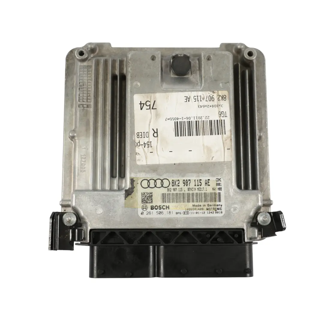 Audi A4 B8 A5 8F 2.0TFSI CDNC 211HP Komputer Silnika Manual - SKU 8K2907115AE-1 - Numer Części 8K2907115AE