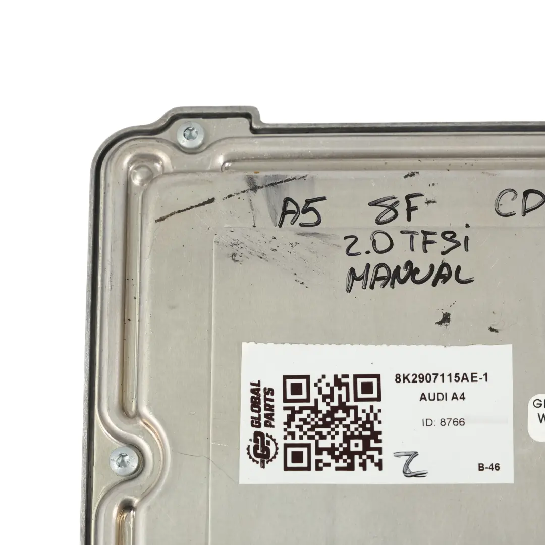 8F 2.0 TFSI CDNC 211HP Moteur Calculateur Manual pour Audi A4 B8 A5 à propos du numéro de pièce 8K2907115AE Audi A4 B8 A5 8F 2.0 TFSI CDNC 211HP Moteur Calculateur Manual - SKU 8K2907115AE-1 - Numéro de pièce 8K2907115AE