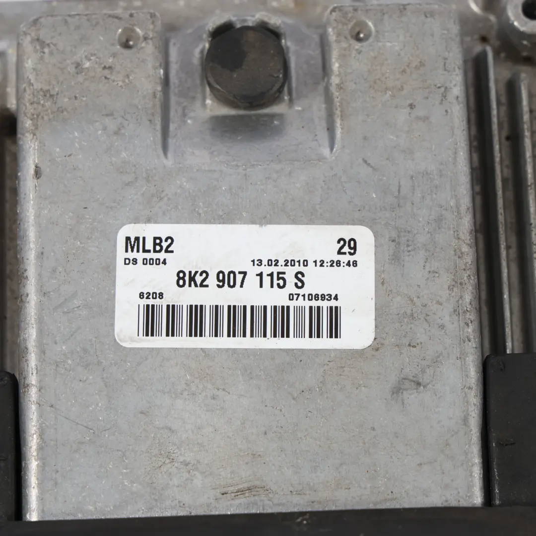 Audi A4 B8 8K A5 8T 2.0 TFSI CDNB 180 Ch Manuel Utilisation Calculateur Moteur - SKU 8K2907115S-1 - Numéro de pièce 8K2907115S