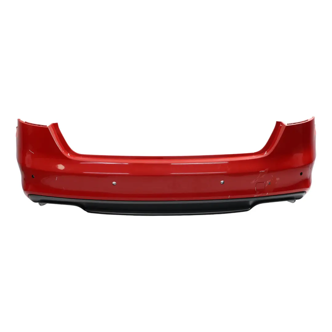 Bumper Trim Panel Covering Misano Red Pearl - Z3M to Audi S4 B8 Rear with Part number 8K5807067C Audi S4 B8 Rear Bumper Trim Panel Covering Misano Red Pearl - Z3M - SKU 8K5807067C-MRE - Part number 8K5807067C