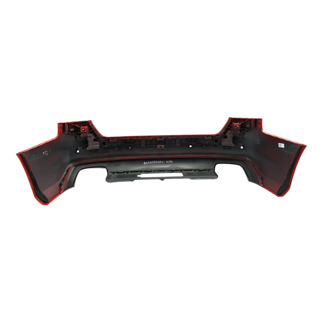 Bumper Trim Panel Covering Misano Red Pearl - Z3M to Audi S4 B8 Rear with Part number 8K5807067C Audi S4 B8 Rear Bumper Trim Panel Covering Misano Red Pearl - Z3M - SKU 8K5807067C-MRE - Part number 8K5807067C