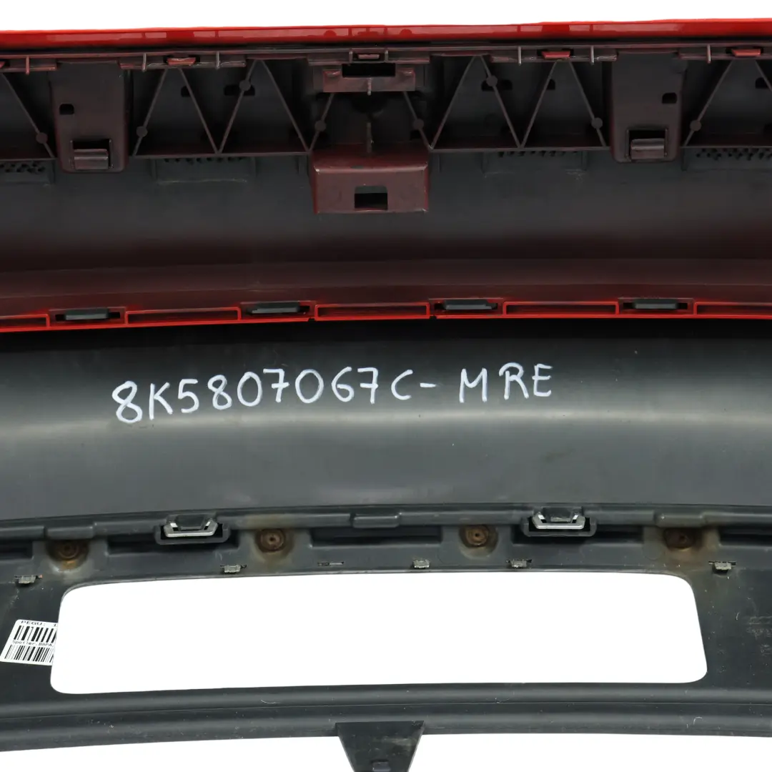 Audi S4 B8 Zderzak Tylny Misano Red Pearl Czerwony - Z3M - SKU 8K5807067C-MRE - Numer Części 8K5807067C