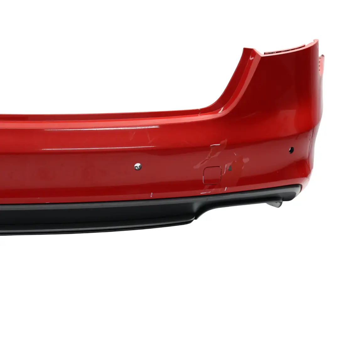 Audi S4 B8 Rear Bumper Trim Panel Covering Misano Red Pearl - Z3M - SKU 8K5807067C-MRE - Part number 8K5807067C