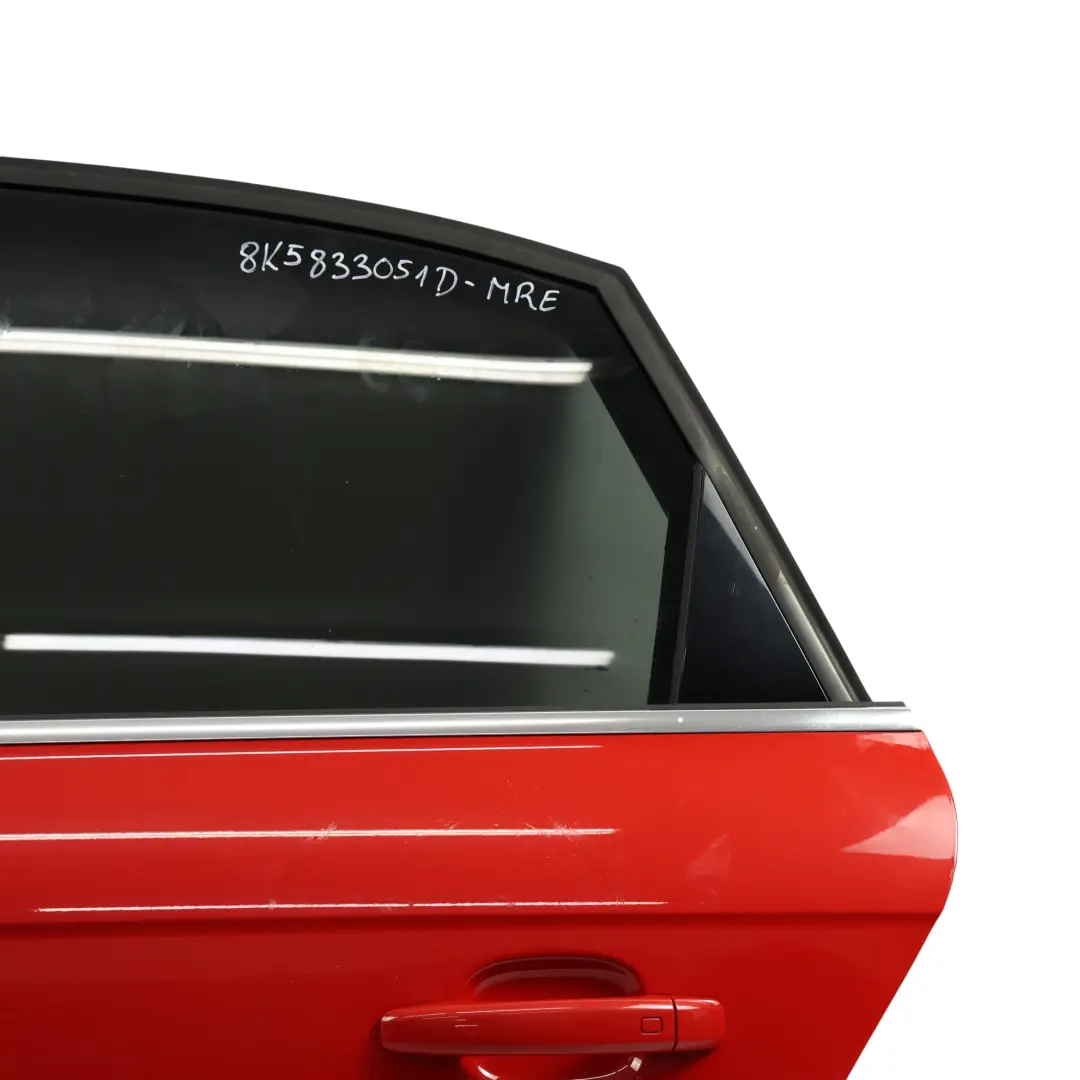 Audi A4 B8 Limousine Rear Door Left N/S Misano Red Pearl - Z3M - SKU 8K5833051D-MRE - Part number 8K5833051D
