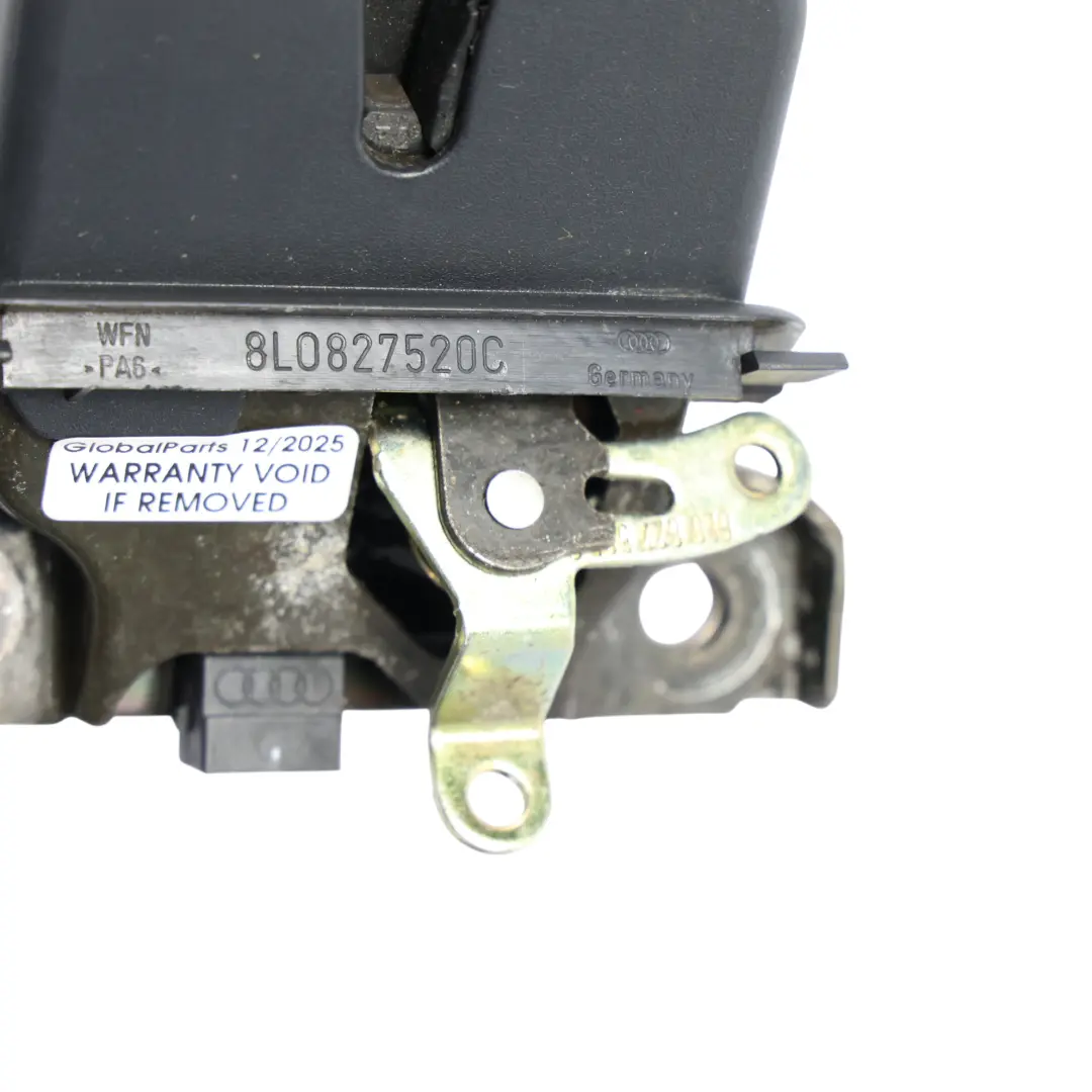 8L Rear Boot Trunk Lid Tailgate Lock Latch to Audi A3 with Part number 8L0827520C Audi A3 8L Rear Boot Trunk Lid Tailgate Lock Latch - SKU 8L0827520C - Part number 8L0827520C