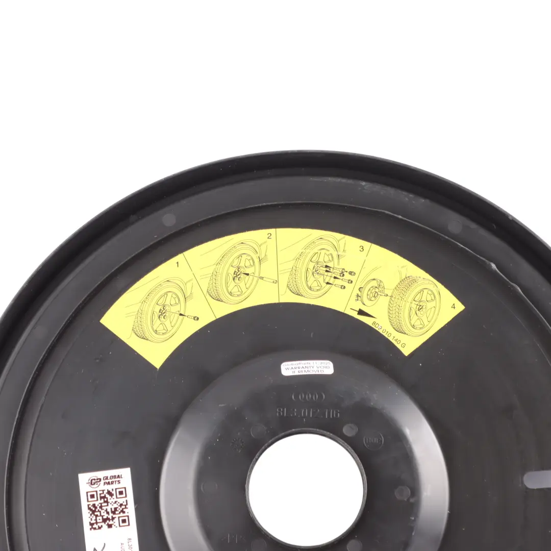 Audi A3 8L Spare Wheel Jack Foam Cover Panel Compartment Storage - SKU 8L3012116 - Part number 8L3012116