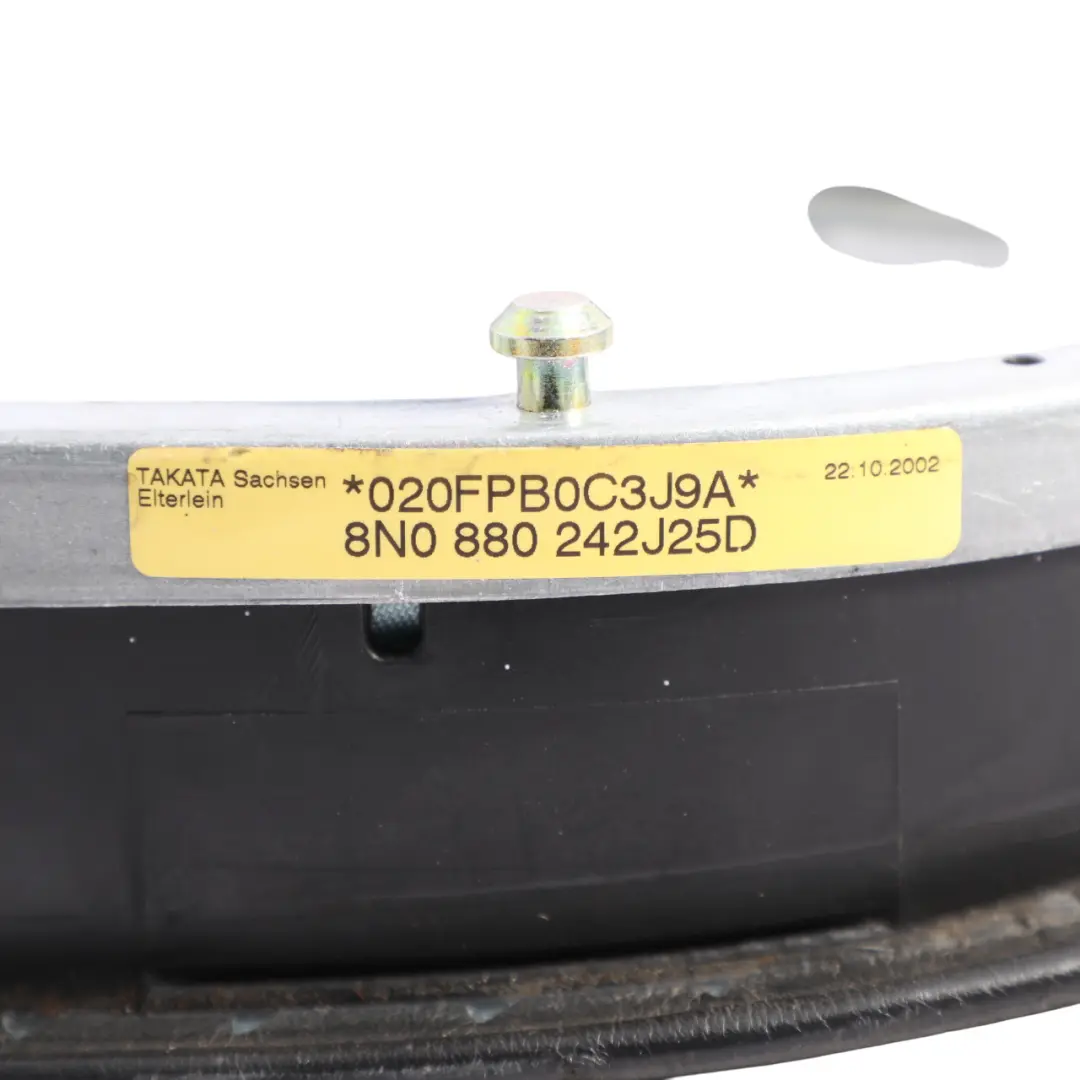 Audi TT 8N Front Right O/S Seat Side Air Module Unit Black - SKU 8N0880242J - Part number 8N0880242J