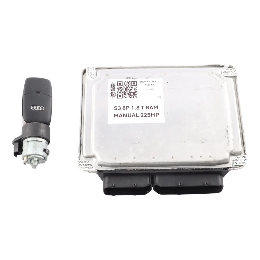BAM 225HP Petrol Engine Control Unit ECU Manual to Audi S3 8P 1.8T with Part number 8N0906018AP Audi S3 8P 1.8T BAM 225HP Petrol Engine Control Unit ECU Manual - SKU 8N0906018AP-1 - Part number 8N0906018AP