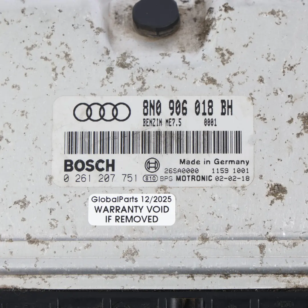 8L 1.8 T BAM Quattro 225CH Calculateur Moteur ECU Manuel pour Audi S3 à propos du numéro de pièce 8N0906018BH Audi S3 8L 1.8 T BAM Quattro 225CH Calculateur Moteur ECU Manuel - SKU 8N0906018BH - Numéro de pièce 8N0906018BH