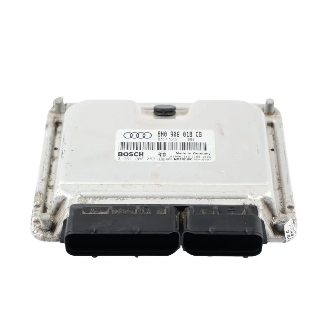 8N 1.8T BAM 224HP Quattro Unidad De Control Motor ECU Manual para Audi TT con número de pieza 8N0906018CB Audi TT 8N 1.8T BAM 224HP Quattro Unidad De Control Motor ECU Manual - SKU 8N0906018CB - Número de pieza 8N0906018CB