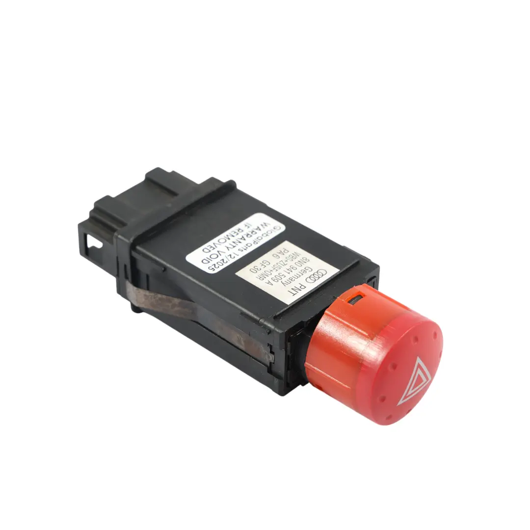 8N Sistema De Alerta De Peligro Botón Luz De Emergencia para Audi TT con número de pieza 8N0941509A Audi TT 8N Sistema De Alerta De Peligro Botón Luz De Emergencia - SKU 8N0941509A - Número de pieza 8N0941509A