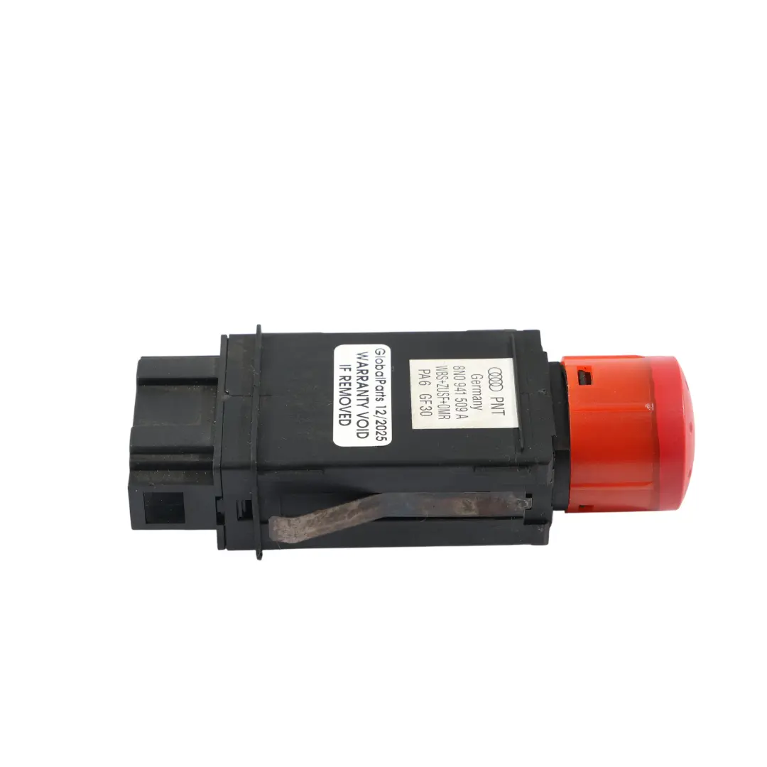 8N Sistema De Alerta De Peligro Botón Luz De Emergencia para Audi TT con número de pieza 8N0941509A Audi TT 8N Sistema De Alerta De Peligro Botón Luz De Emergencia - SKU 8N0941509A - Número de pieza 8N0941509A