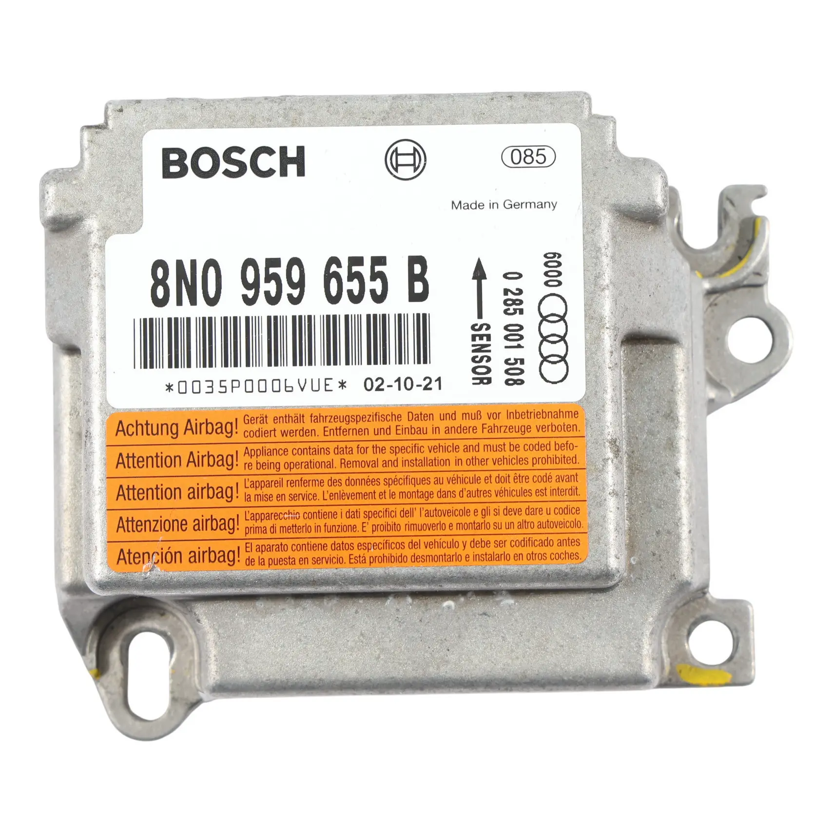 Audi TT 8N Modulo Aria Modulo Di Controllo Unità ECU 8N0959655B