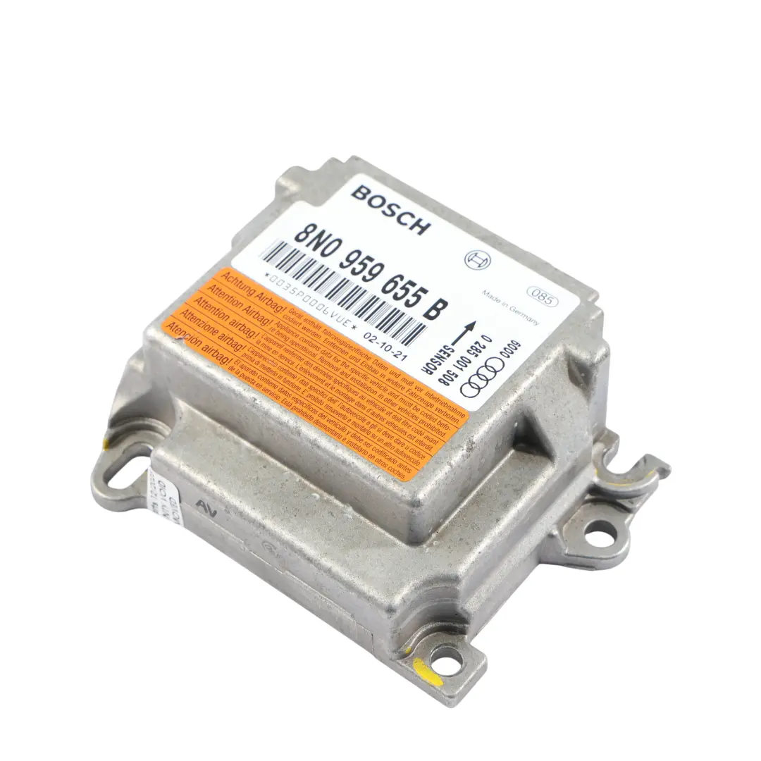 8N Moduł Sterownik Poduszek Powietrznych ECU do Audi TT o numerze 8N0959655B Audi TT 8N Moduł Sterownik Poduszek Powietrznych ECU - SKU 8N0959655B - Numer Części 8N0959655B