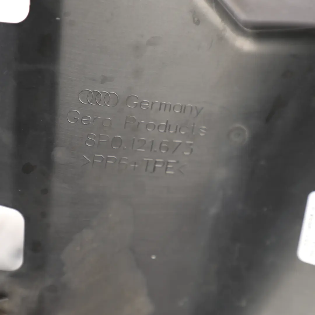 Radiator Air Duct Channel Guide Left N/S to Audi RS3 8P 2.5 TFSI with Part number 8P0121673 Audi RS3 8P 2.5 TFSI Radiator Air Duct Channel Guide Left N/S - SKU 8P0121673 - Part number 8P0121673