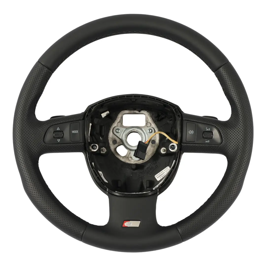 Steering Wheel S Line NEW Leather Paddle Shift to Audi A3 8P A4 B7 with Part number 8P0419091EE Audi A3 8P A4 B7 Steering Wheel S Line NEW Leather Paddle Shift - SKU 8P0419091EE-1 - Part number 8P0419091EE