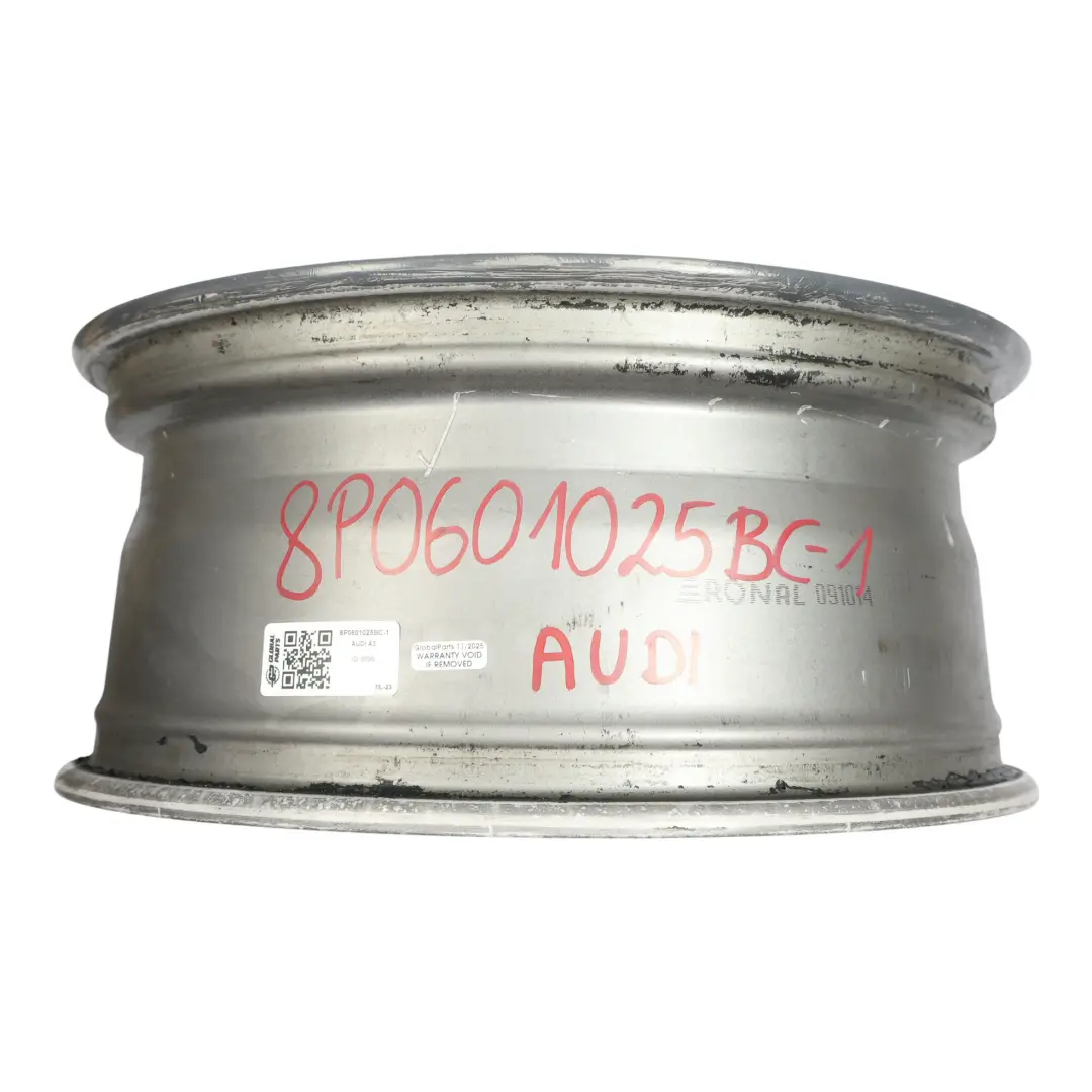 Audi A3 8P Wheel Rim Alloy Silver 18" 7,5J ET:55 8P0601025C - SKU 8P0601025BC-1 - Part number 8P0601025BC