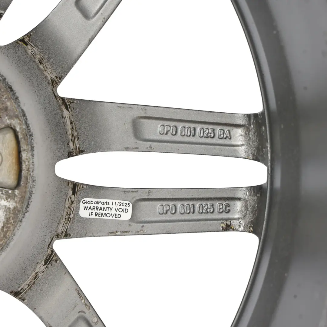 Audi A3 8P Wheel Alloy Rim Silver 18" 7,5J ET:55 8P0601025C - SKU 8P0601025BC-2 - Part number 8P0601025BC