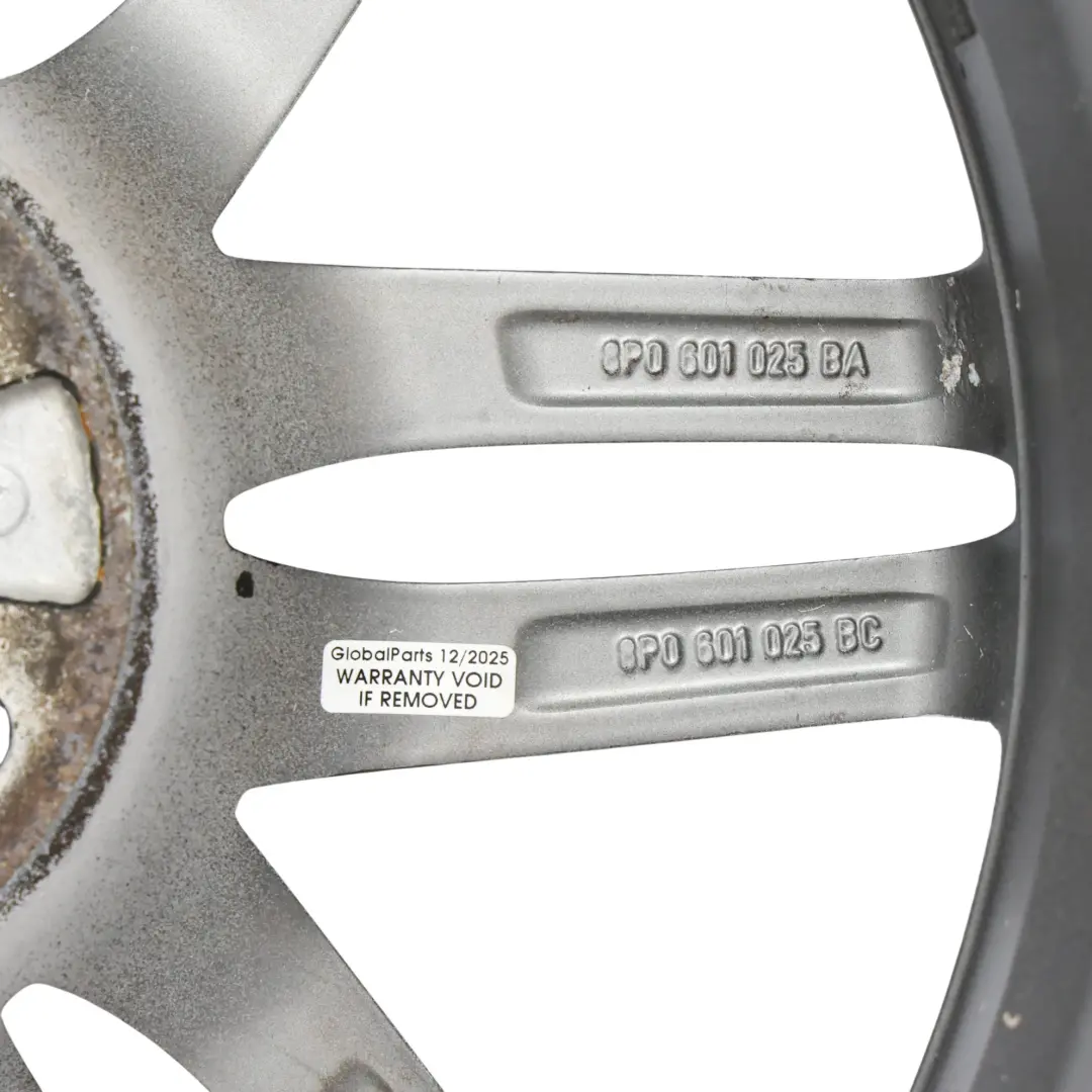 Rim Alloy Silver 18" 7,5J ET:55 Double Star Spoke 8P0601025C to Audi A3 8P Wheel with Part number 8P0601025BC Audi A3 8P Wheel Rim Alloy Silver 18" 7,5J ET:55 Double Star Spoke 8P0601025C - SKU 8P0601025BC-3 - Part number 8P0601025BC