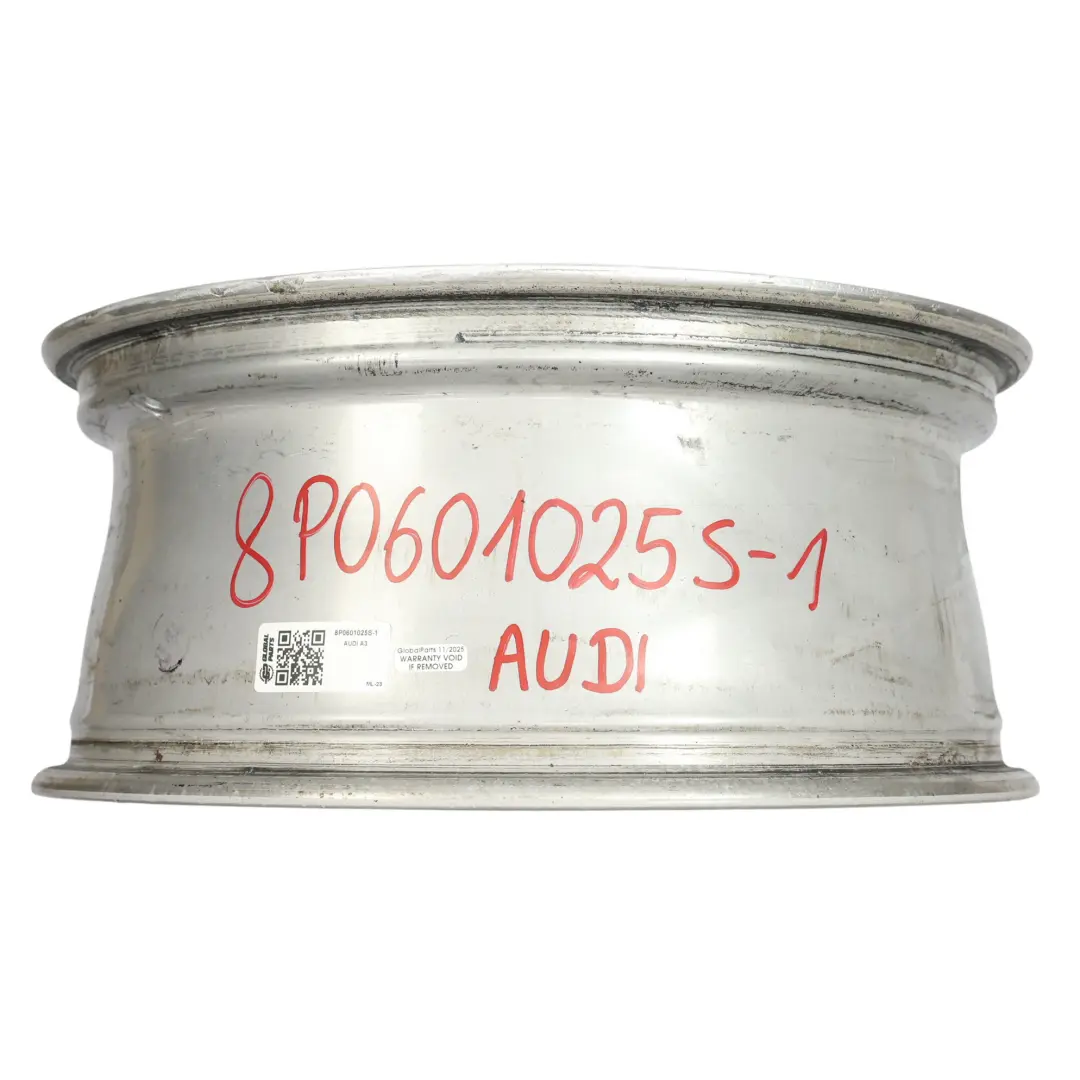  Llanta de aleación plateada Audi A3 8P 18" ET:54 7,5J - SKU 8P0601025S-1 - Número de pieza 8P0601025S
