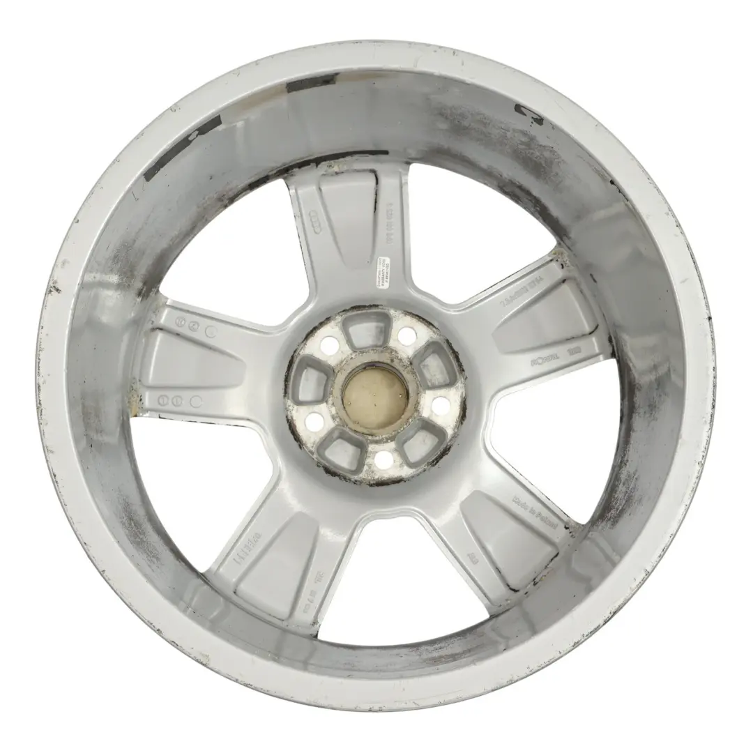  Llanta de aleación plateada Audi A3 8P 18" ET:54 7,5J - SKU 8P0601025S-1 - Número de pieza 8P0601025S