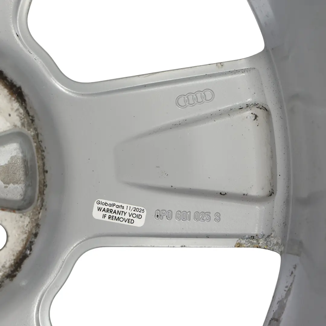 Audi A3 8P Felga Aluminiowa Srebrna 18" ET:54 7,5J - SKU 8P0601025S-2 - Numer Części 8P0601025S